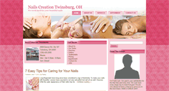 Desktop Screenshot of nailscreationtwinsburg.com